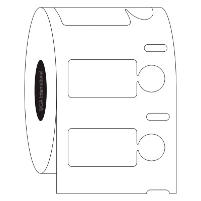 Dymo Cryogenic SnapPEEL Vial Labels - 29mm x 16mm, Plus 11mm 